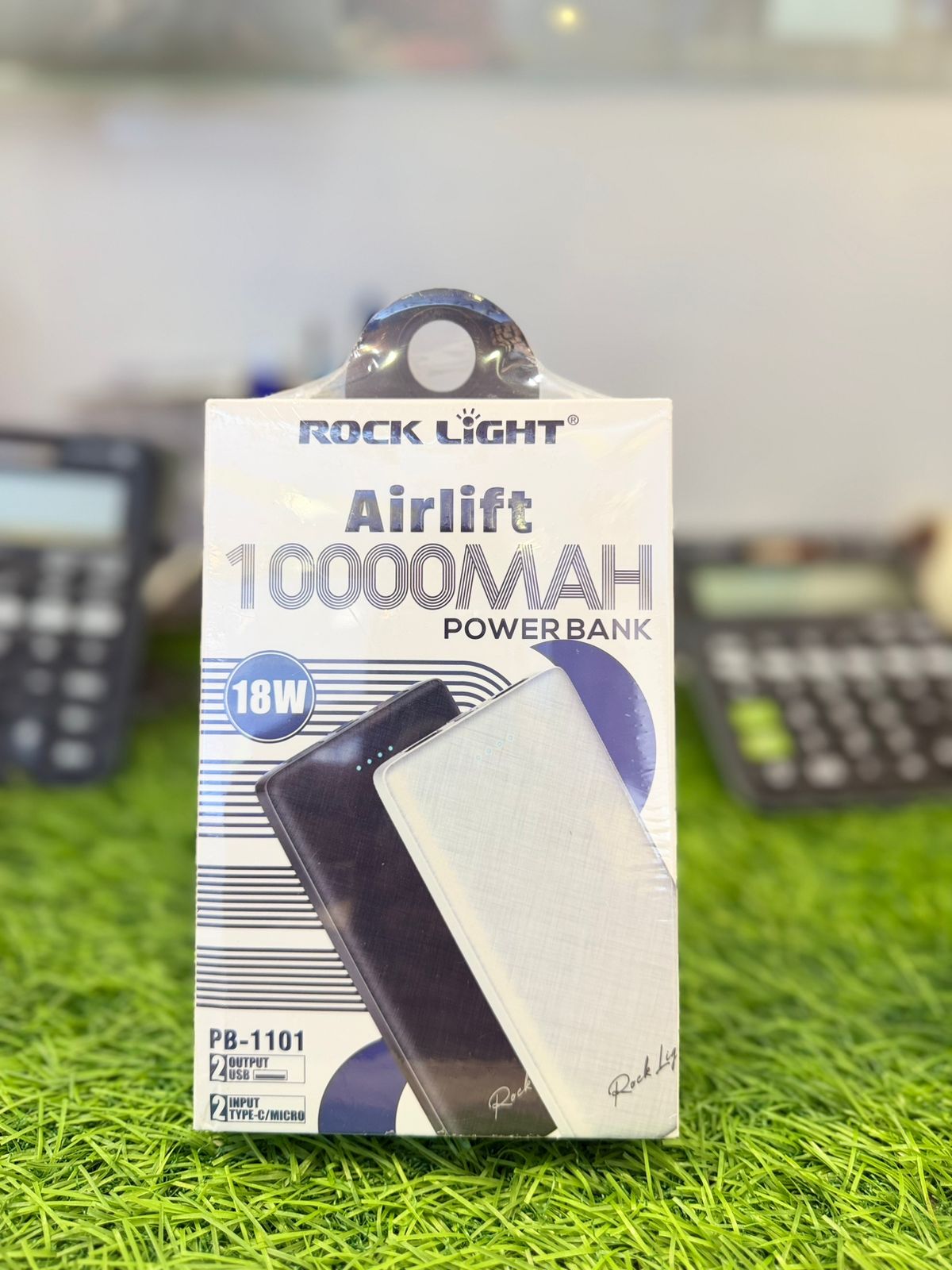 Rocklight PB-1101 Airlift 10000mAh Power Bank – 18W Fast Charging